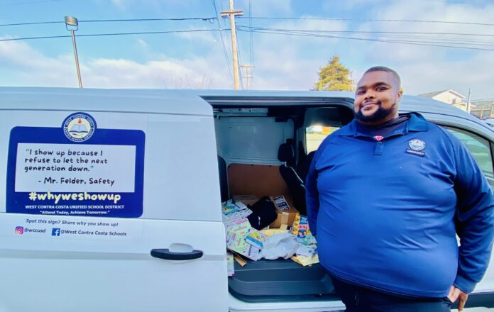  Richmond High Coach gifts Coronado Elementary 