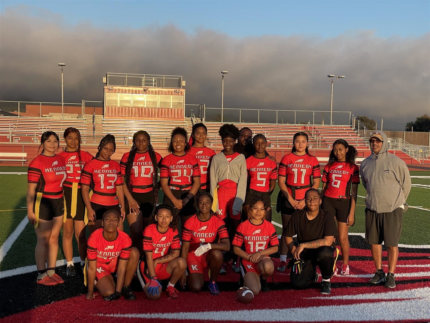  Kennedy High's first practice 