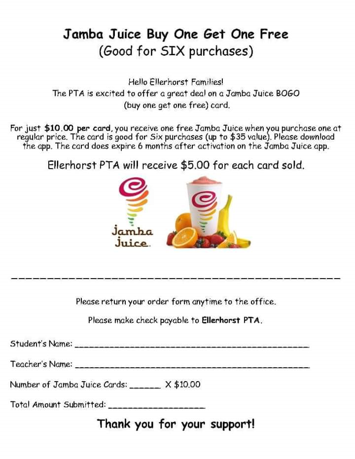 Jamba Juice Discount Cards