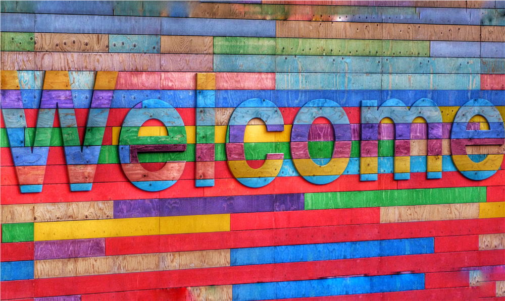 welcome text