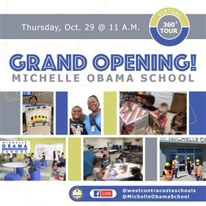Michelle obama school save the date 