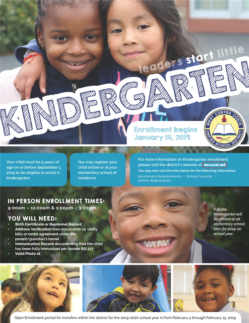 Kindergarten Registration flyer Kindergarten Registration flyer