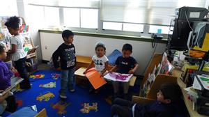 Students Reading in Class 